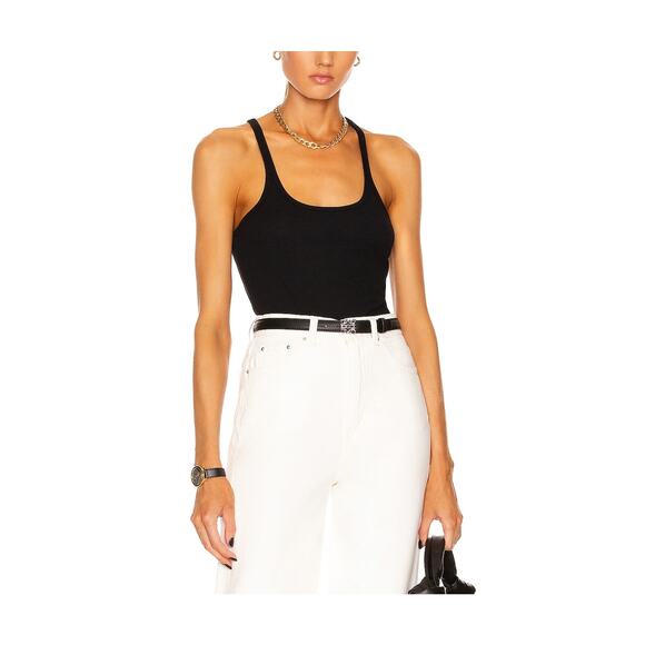 Toteme Tops - Toteme 'Scoop' Neck Rib Tank Size XS